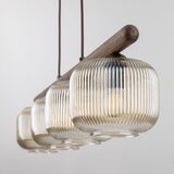  Luster na sajli SALVIA 4xE14/10W/230V braon/zadimljeno braon | Eponuda.com