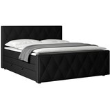 Livetastic BOXSPRING POSTELJA 180 cm x 200 cm , leseni material črna | Shoptok.si