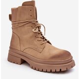 Boto Women's Beige Chunky Sole Boots Narelona | Shoptok.si