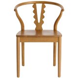 Ellos Home Jedilni stol z nasloni za roke iz masivnega hrasta v temni naravni barvi Heddalie – | Shoptok.si
