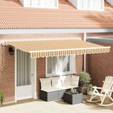 vidaXL Skrovita tenda Višebojna i Žuta i Siva i Bijela | shoptok.hr