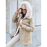DStreet Kurtka zimowa damska parka GARNET beżowa Cene