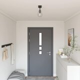  Stropni reflektor Crna 13 x 13 x 26 cm Staklo i Metal | shoptok.hr