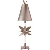 Elstead Lighting Elstead Azalea Namizna svetilka z 1 lučjo, srebrn cvetlični dizajn, E27, (22099440) | Shoptok.si