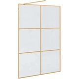  Zid za walk-in tuš Zlatno 140 x 195 cm Staklo otporno na udarce | shoptok.hr