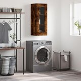 vidaXL Zidni ormarić boja dimljenog hrasta 34 5 x 34 x 90 cm | shoptok.hr