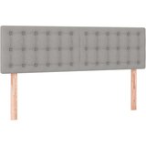  Krevet s oprugama i madracem svjetlosivi 140x190 cm od tkanine | shoptok.hr