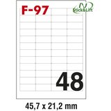 ETIKETE ILK 45,7X21,2MM ODLJEPLJIVE PK100L FORNAX F-97 | Shoptok.si