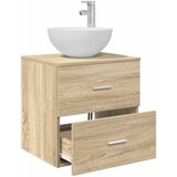  Umivaonik s policom Hrast sonoma 49,5 x 41 x 64,5 cm | shoptok.hr