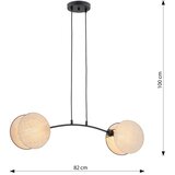 Viseći luster MOTIF 2xE27/15W/230V bež | Eponuda.com