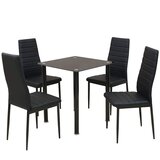  5-Dijelni Blagovaonski set Crni | shoptok.hr