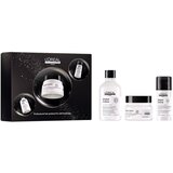 L&amp;acute;Or&amp;eacute;al Paris L&amp;#039;Or&amp;eacute;al Professionnel Metal Detox &amp;Scaron;ampon, Maska i Krema Bez Ispiranja Trio- Blagdanski Poklon Set Slike