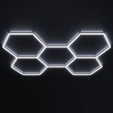  Hexagon LED tube 5 heads light 192W 6500K 2450*1660mm | Eponuda.com