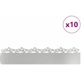 Rubnjaci za travnjak 10 kom. 103 x 0,05 x 22 cm Pocinčani čelik | shoptok.hr