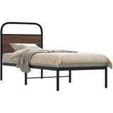 vidaXL Posteljni okvir brez vzmetnice 80x200 cm rjav hrast inž. les Cene