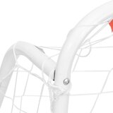  Nogometni gol s mrežom bijeli 214x75x152 cm čelik i poliester | Eponuda.com