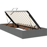  Krevet s madracem i skladištem Tamnosiva 90 x 190 cm Baršun - Tamnosiva 90 x 190 cm Dizajn linija | shoptok.hr