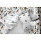 Butter Kings Bela enojna posteljnina iz bombažnega satena 140x200 cm Festive Flowers – | Shoptok.si
