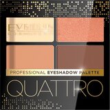 Eveline Cosmetics Quattro paleta sjenila za oči nijansa 01 3,2 g Cijene