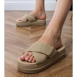 Gemre Brown platform sandals with straps Juko | ePonuda.com