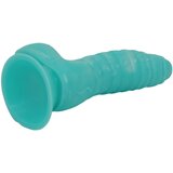 OgazR Sea Serpent - gumeni groovy dildo - 17 cm (plavo-bijeli) | shoptok.hr