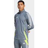 Adidas Sportska sweater majica 'Tiro 24' limeta zelena / kameno siva / bijela | shoptok.hr