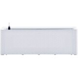  Povišena vrtna gredica sa samozalijevanjem bijela 100x43x33 cm | shoptok.hr