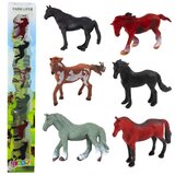  Set of Mini Figures Horse Breeds Brown Black Gray 5-6cm 6pcs Cijene