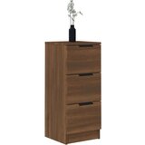  Komoda rjavi hrast 30x30x70 cm konstruiran les, (20600746) | Shoptok.si