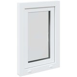 vidaXL Kletno okno "RISOR" 50x75 cm vrtljivo-nagibno DIN desno belo | Shoptok.si