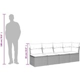  7-dijelni set vrtnih sofa sivi od poliratana | shoptok.hr