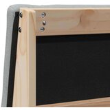 vidaXL Tapecirani uzglavlje Svijetlo siva 90 cm Čvrsto borovo drvo | shoptok.hr