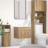 Ormarić za umivaonik u kupaonici Artisan hrast 60x38,5x46 cm Konstruirano drvo Cijene