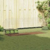 vidaXL Kletka za zajce srebrna 400 x 78 x 78 cm Cinkana jeklena | Shoptok.si