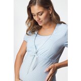Italian Fashion Kratka bombažna spalna srajca za dojenje Felicita | Shoptok.si