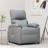  Naslonjač od tkanine svjetlosivi | shoptok.hr