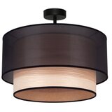  Duolla - Plafonski luster WOOD BOHO 1xE27/15W/230V, prečnik 45 cm, crna/bež | Eponuda.com