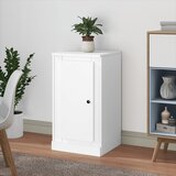 Maison Chic Komoda - Predalnik bela 37,5x35,5x67,5 cm inženirski les, (21716080) | Shoptok.si