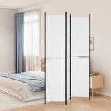 Sobna pregrada s 3 panela bijela 150 x 220 cm od tkanine | shoptok.hr
