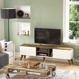 Hanah home Egg WhiteWalnut TV Stand