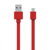 Flat USB kabl microUSB 1.5m crveni 10452RD/USBMBC
