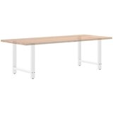  Noge za blagovaonski stol bijele 2 kom 70 x (72-73) cm čelik | shoptok.hr
