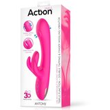 Action Antony Triple Function Double Tapping & Finger Wiggling Vibrator Pink | Shoptok.si