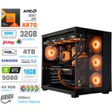 MEGA Računalnik MT S5 R9-9950X/RTX5080/32GB-DDR5/4TB/1050W/Brez OS/črna RGB + Estetski napajalni kabli [Oranžna / Črna], (5000130913) Cene