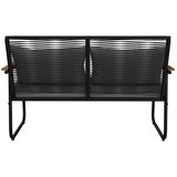 Bessagi Garden lounge garnitura elly, siva, naravna, črna, 4-Delno | Shoptok.si