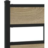 vidaXL Posteljni okvir brez vzmetnice hrast 140x200 cm inženirski les | Shoptok.si