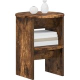  Stranska omara 2 pcs Dimljeni Hrast Ø40 x 50 cm, (5000233795) | Shoptok.si