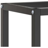 vidaXL Okvir za delovno mizo mat črn in mat rdeč 190x50x79 cm kovinski | Shoptok.si