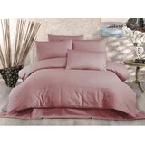 Mijolnir Ružičasta posteljina za bračni krevet od pamučnog satena 200x200 cm Lilyum –