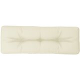  Jastuk za palete krem 120 x 40 x 12 cm od tkanine | shoptok.hr